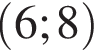  левая круг­лая скоб­ка 6;8 пра­вая круг­лая скоб­ка 