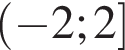 левая круглая скобка минус 2;2 правая квадратная скобка