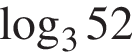 логарифм по основанию 3 52