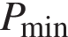 P_\min 