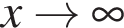 x arrow бес­ко­неч­ность 